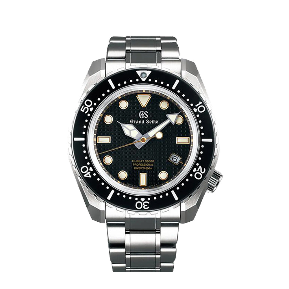 Grand Seiko Automatic Hi-Beat 36000 Professional 600 m Diver's Titanium / Black / Bracelet