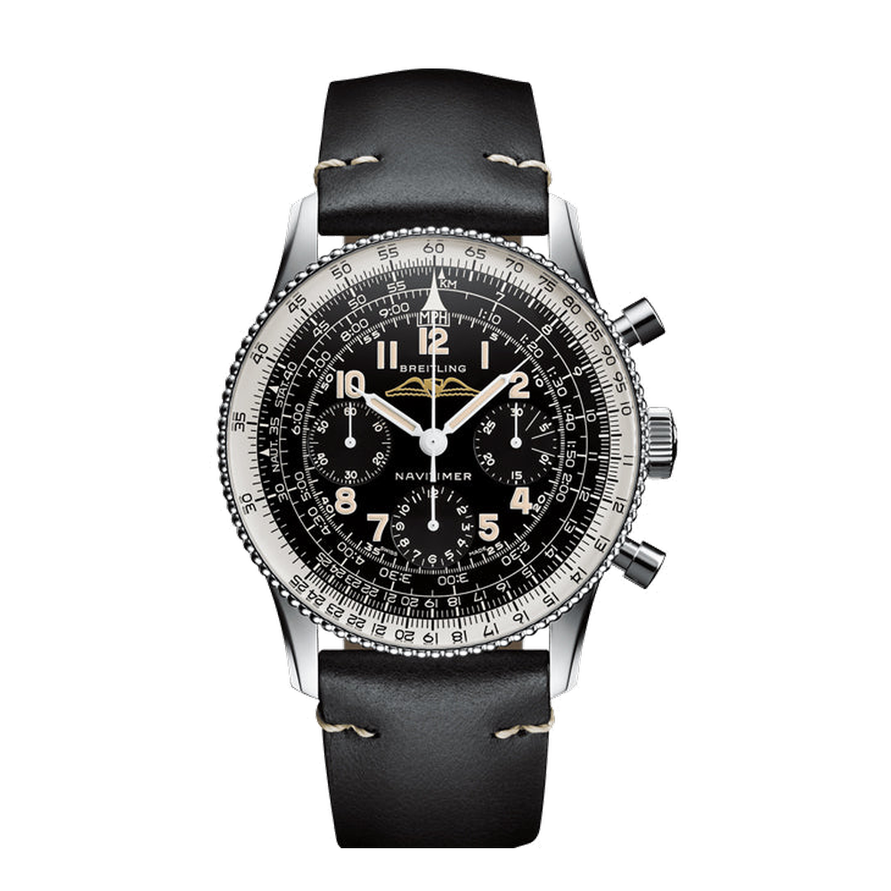 Breitling Navitimer Ref. 806 1959 Re-Edition Black Dial Straps