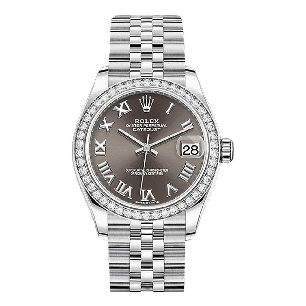 Rolex Datejust 31 Stainless Steel Diamond / Jubilee / Grey - Roman