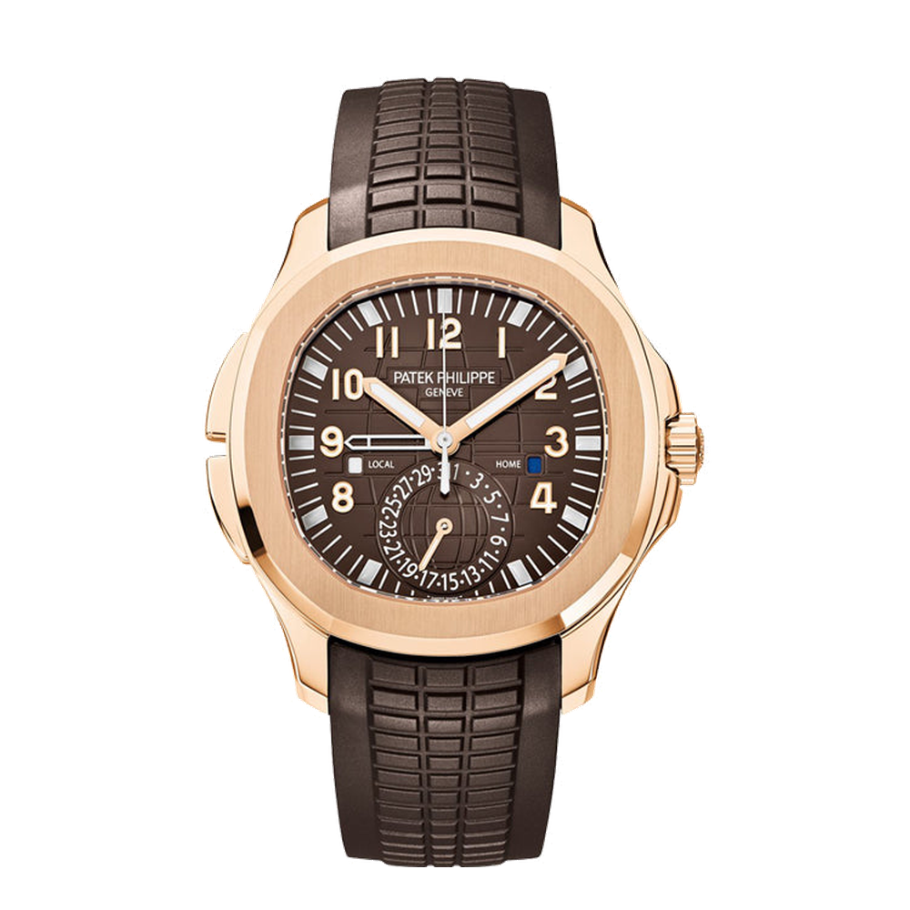 Patek Philippe Aquanaut Travel Time Brown Dial Straps