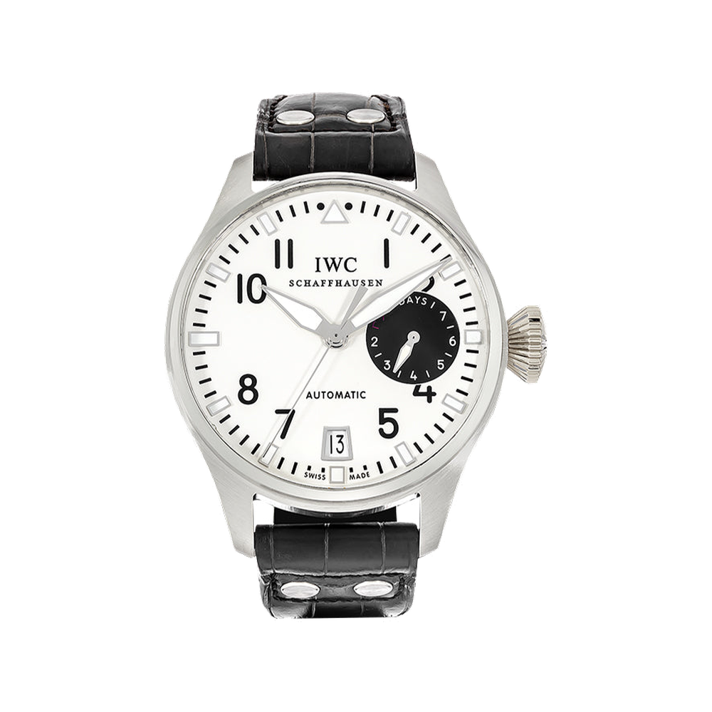 IWC Big Pilot Platinum / Silver / Tourneau