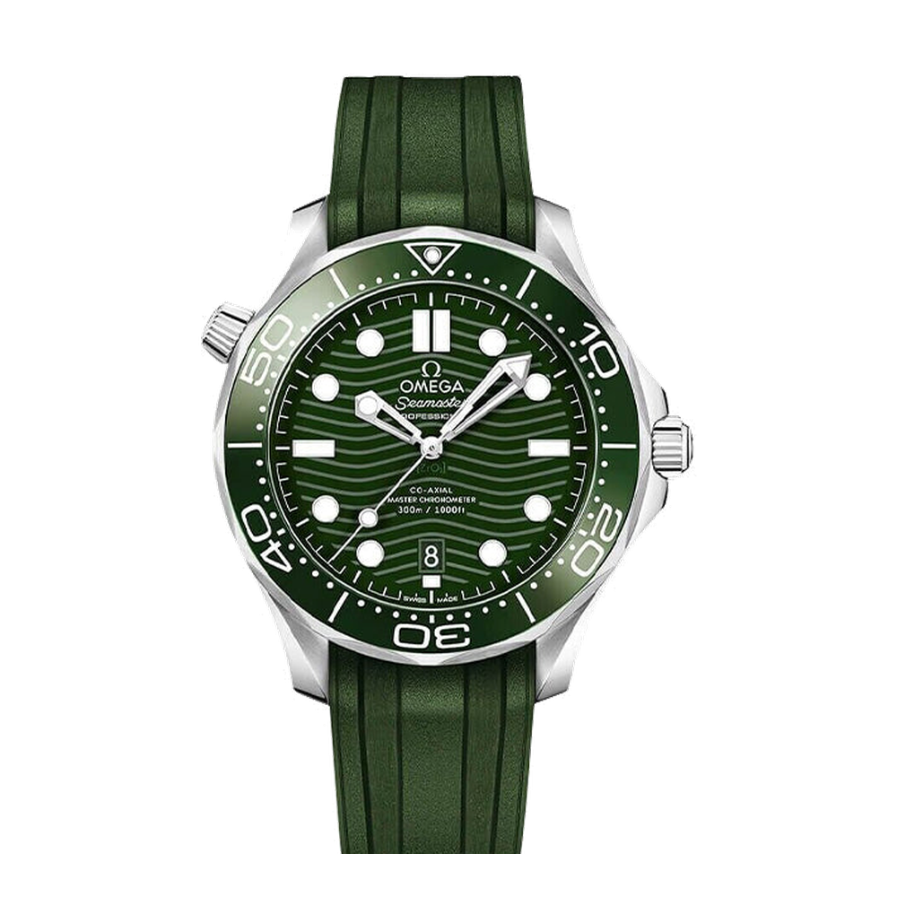 Omega Diver 300M Green Dial Straps