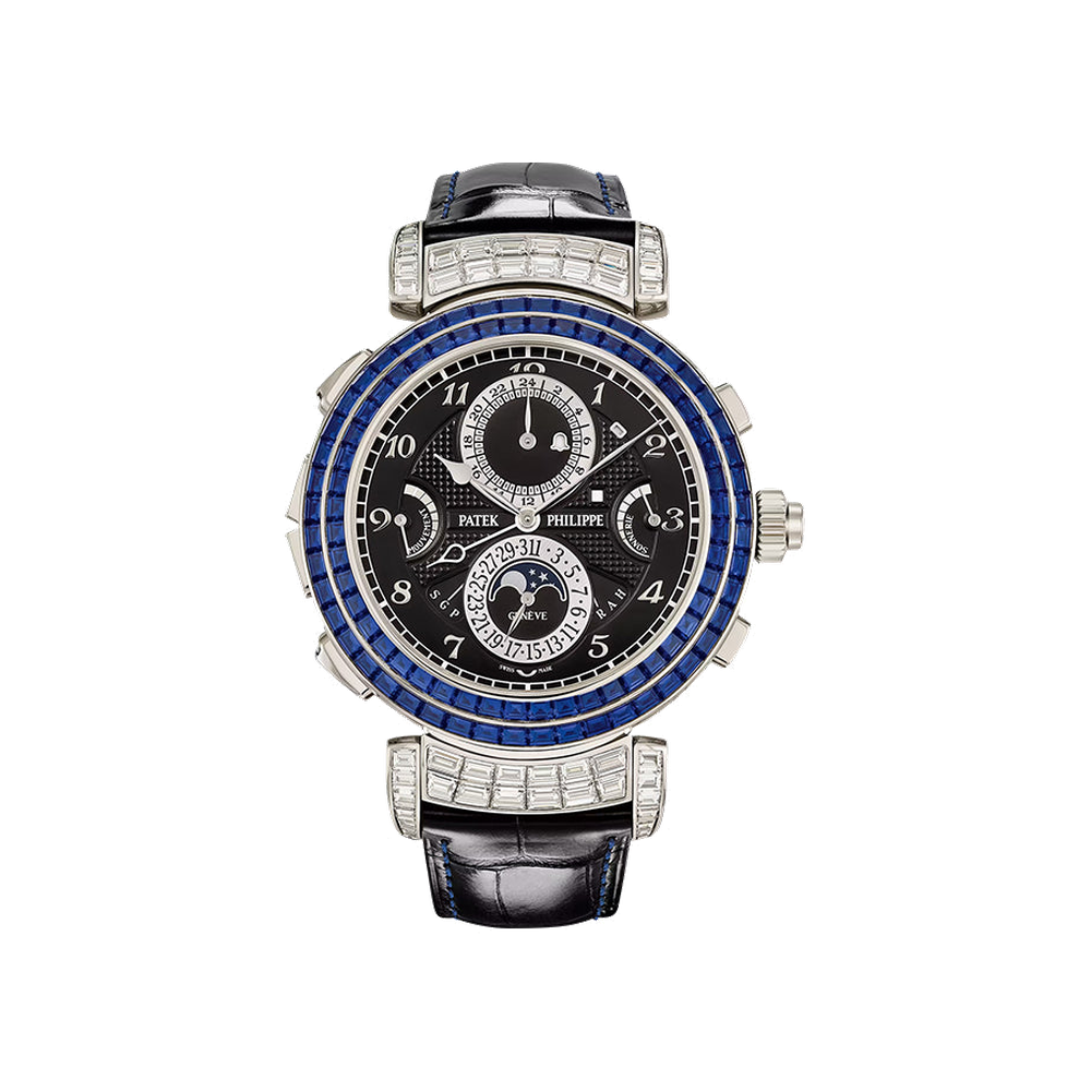 Patek Philippe Grandmaster Chime 6300 White Gold - Sapphire / Black
