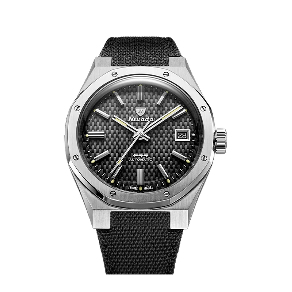 Nivada Grenchen F77 Sst Black Mk1 - 37Mm