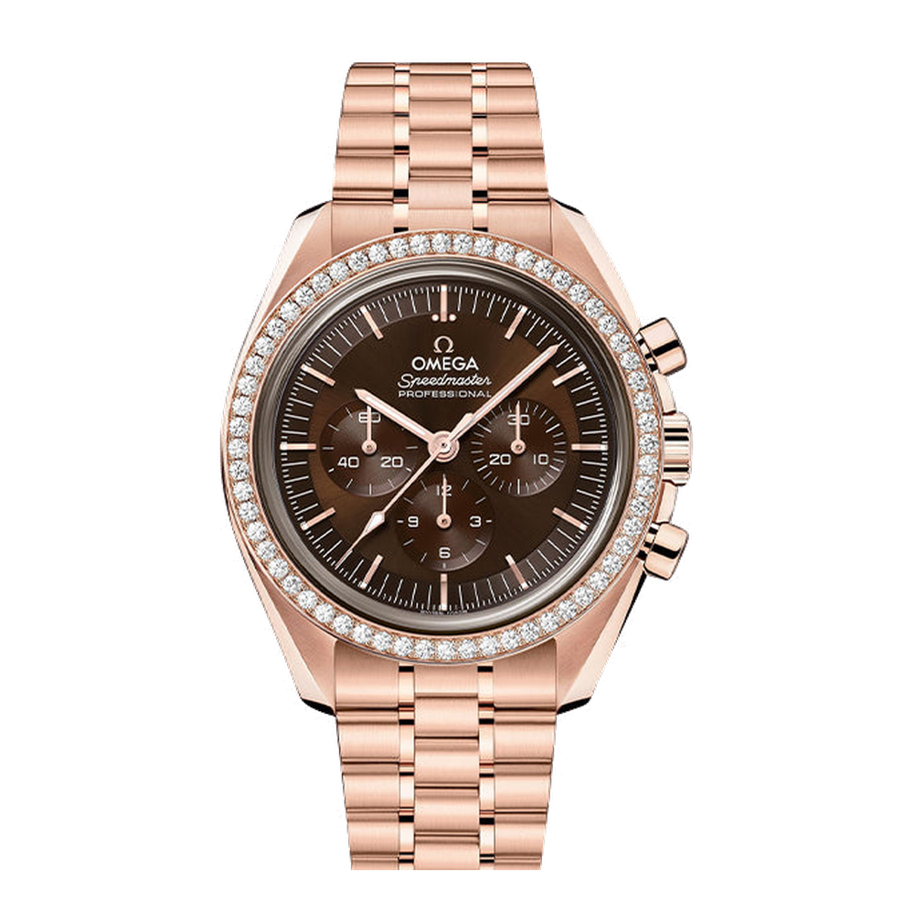Omega Speedmaster Professional Moonwatch 3861 Brown Dial Straps