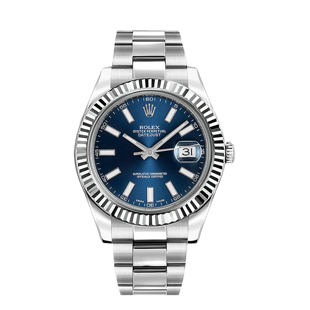 Rolex Datejust II Fluted Blue