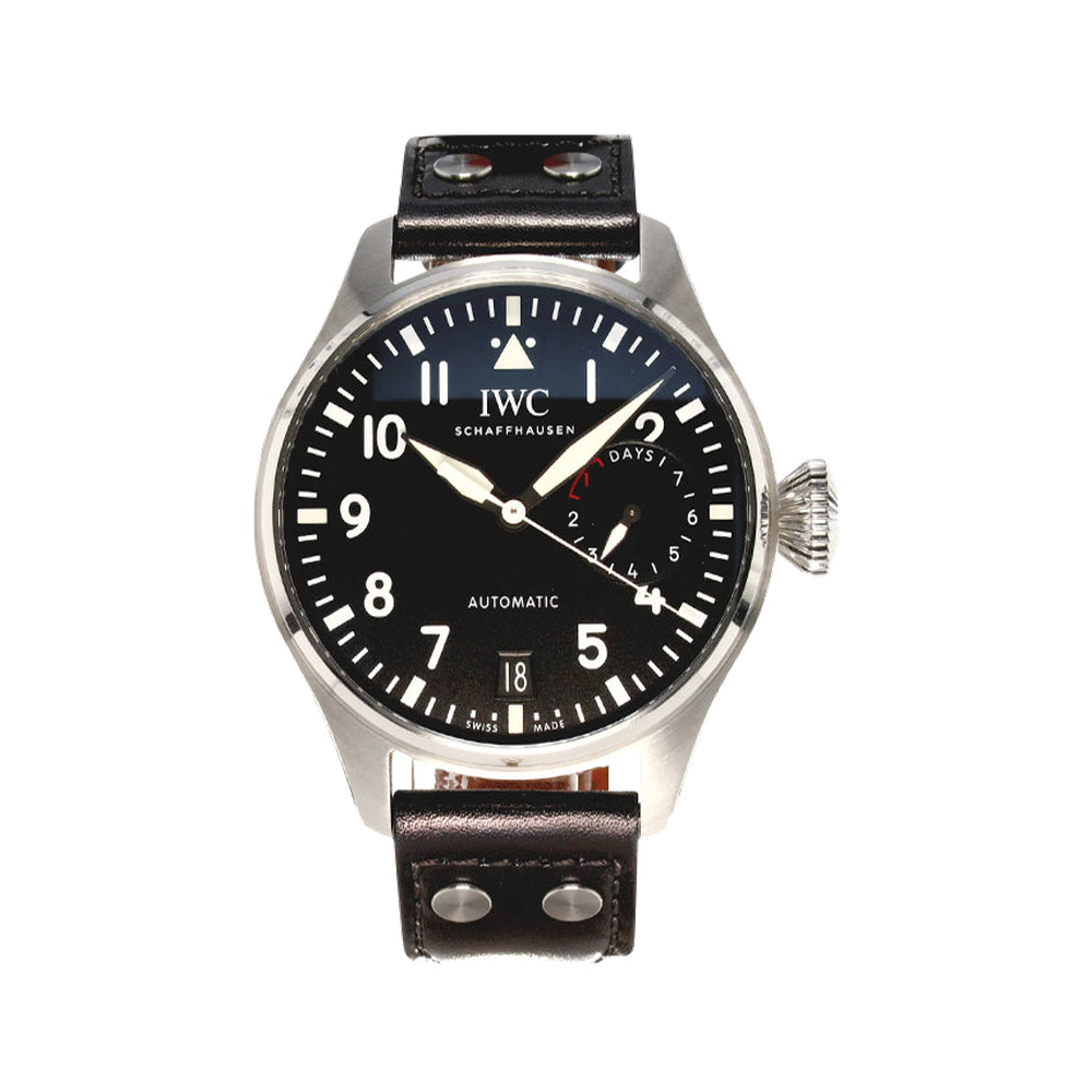 IWC Big Pilot Black Dial Straps