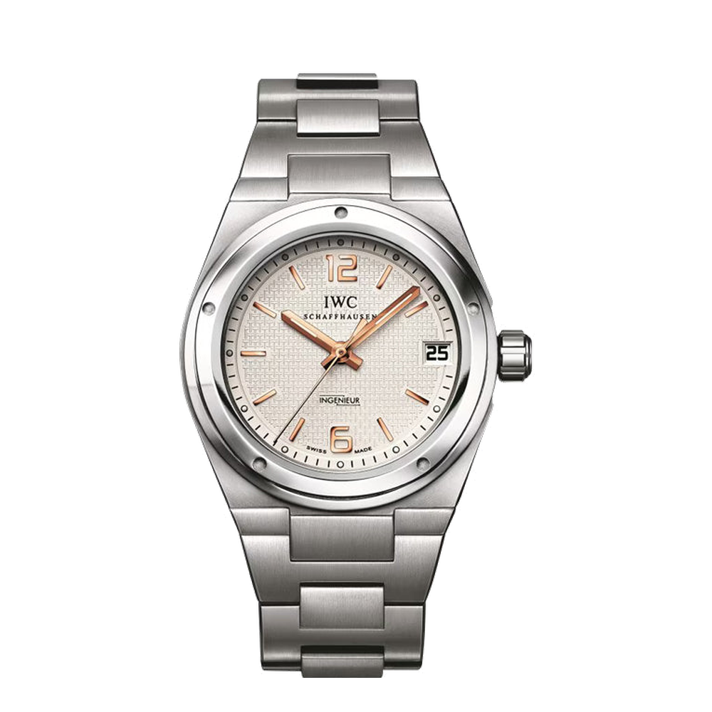 IWC Ingenieur Midsize White Dial Straps