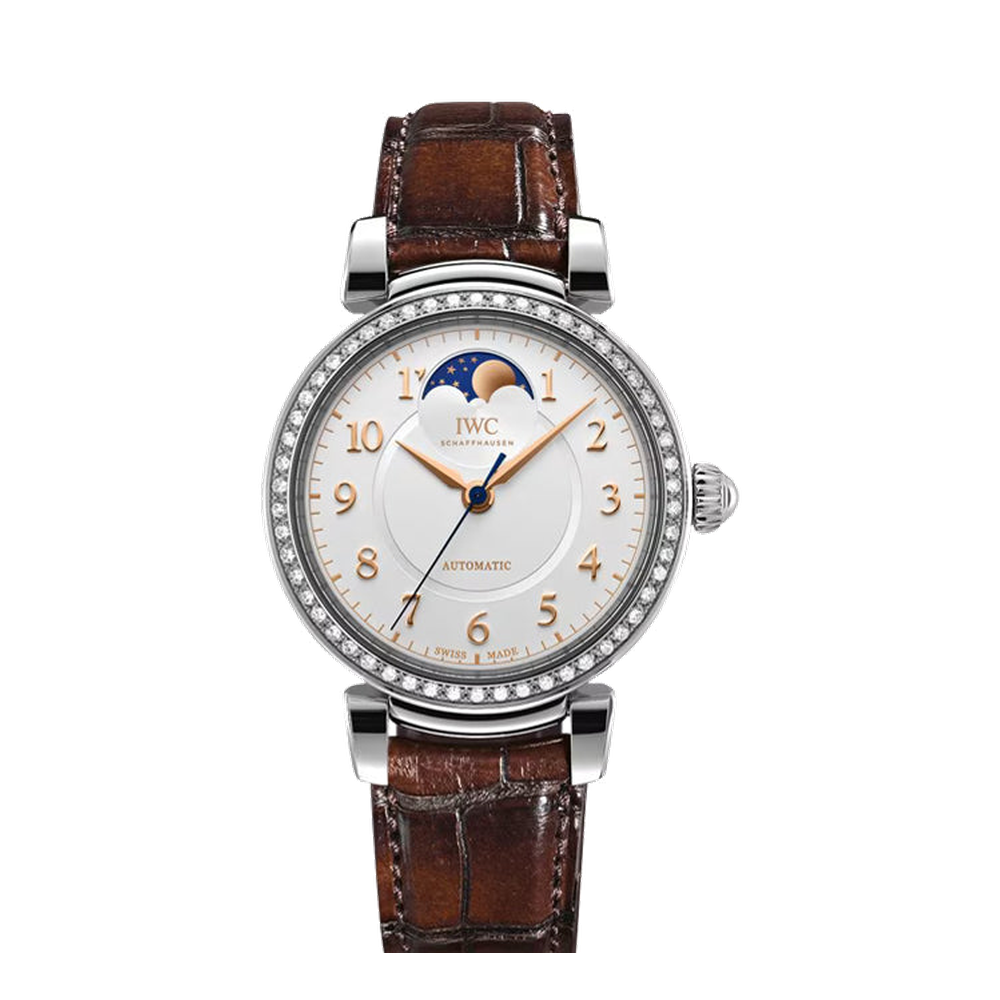 IWC Da Vinci Automatic Moon Phase 36 White Dial Straps
