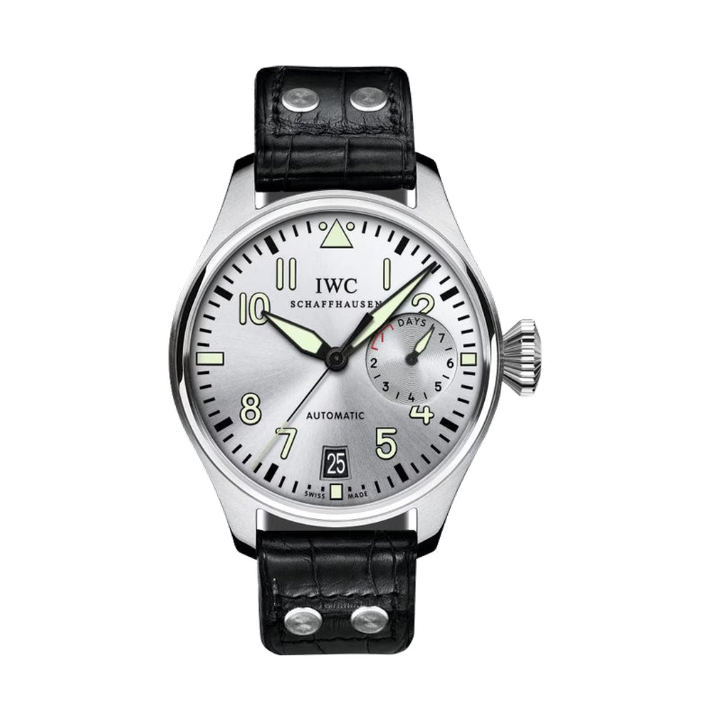IWC Big Pilot's Watch for Father and Son White Dial Straps