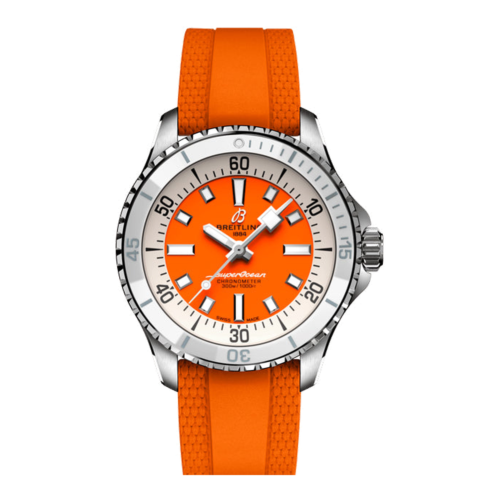 Breitling SuperOcean Automatic 36 White Dial Straps