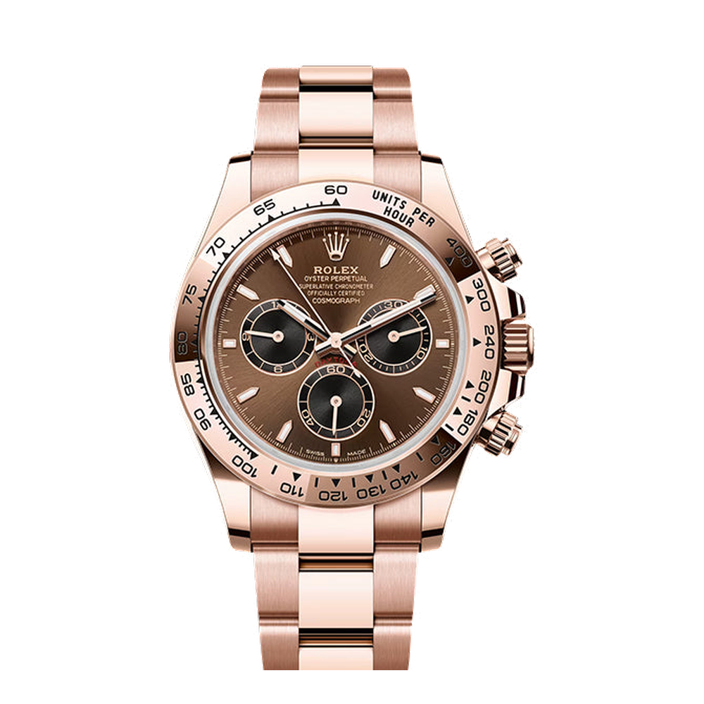 Rolex Cosmograph Daytona Everose / Chocolate / Oyster Brown Dial Straps