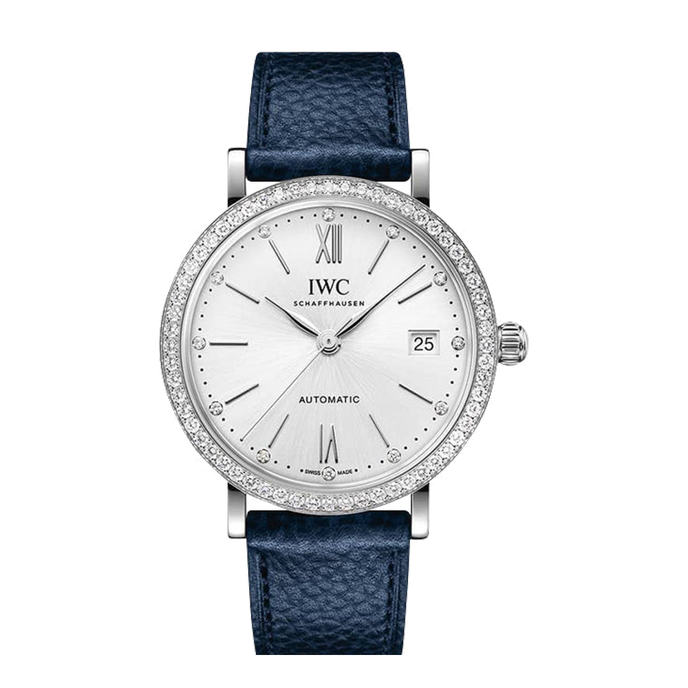 IWC Portofino Automatic 37 Stainless Steel - Diamond / Silver