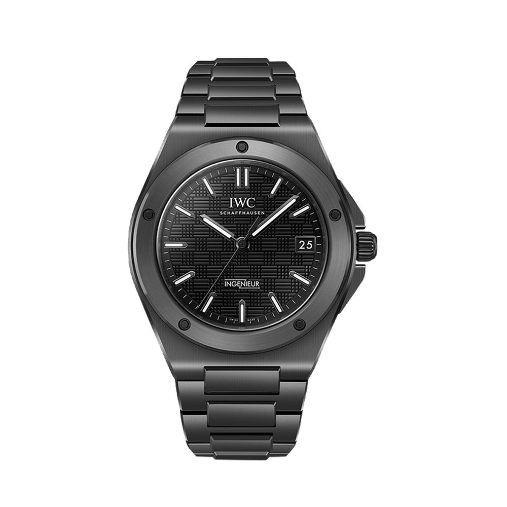 IWC Automatic 42 Black Dial Straps