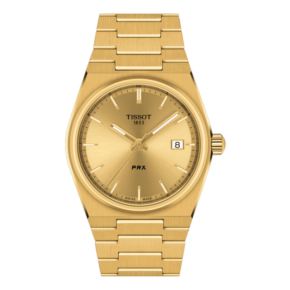 Tissot PRX 35mm Yellow Dial Straps