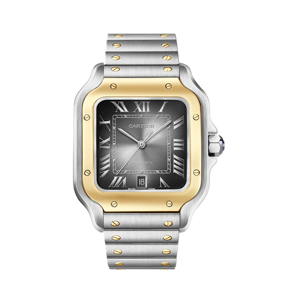Cartier Large Grey Dial Straps