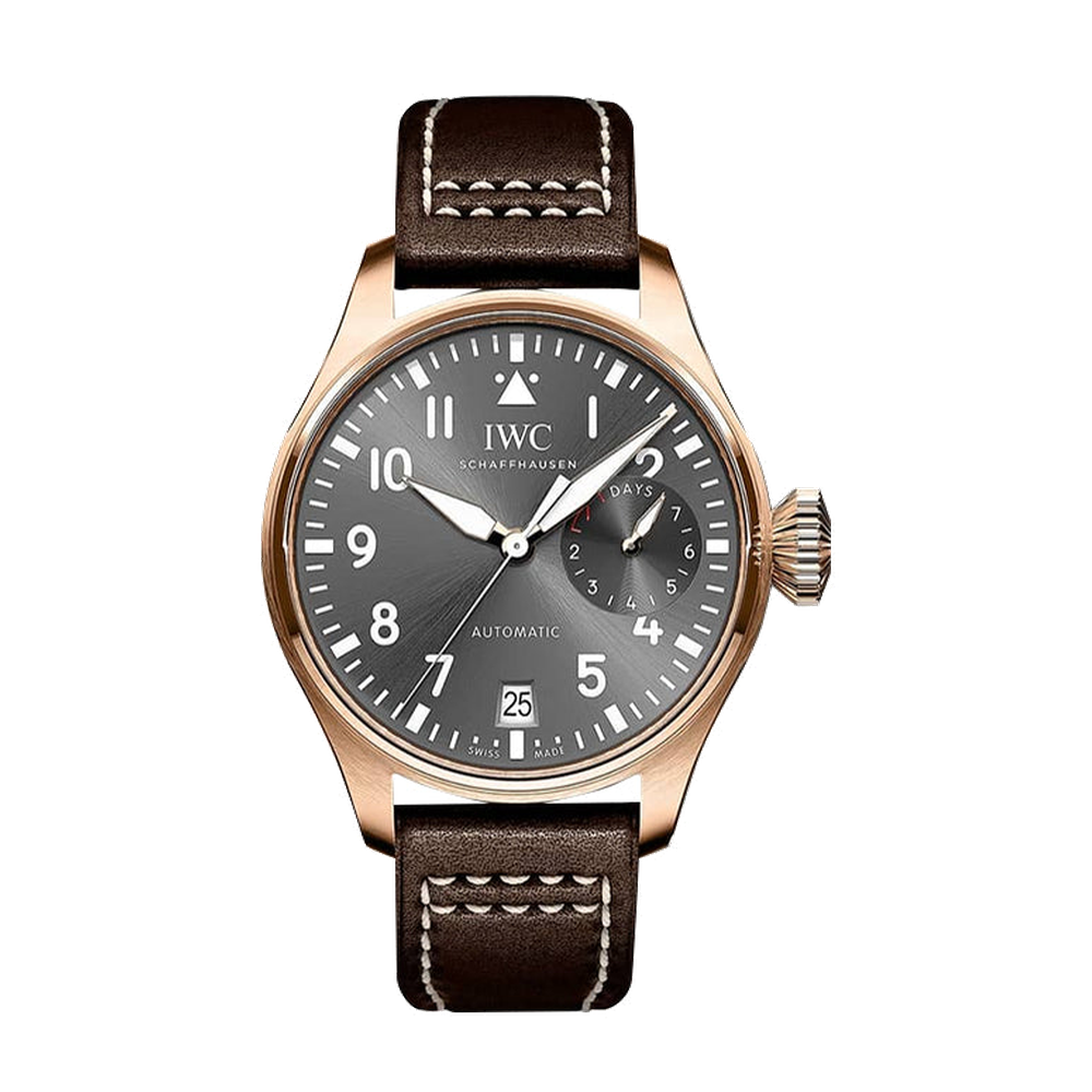 IWC Big Pilot Spitfire Grey Dial Straps