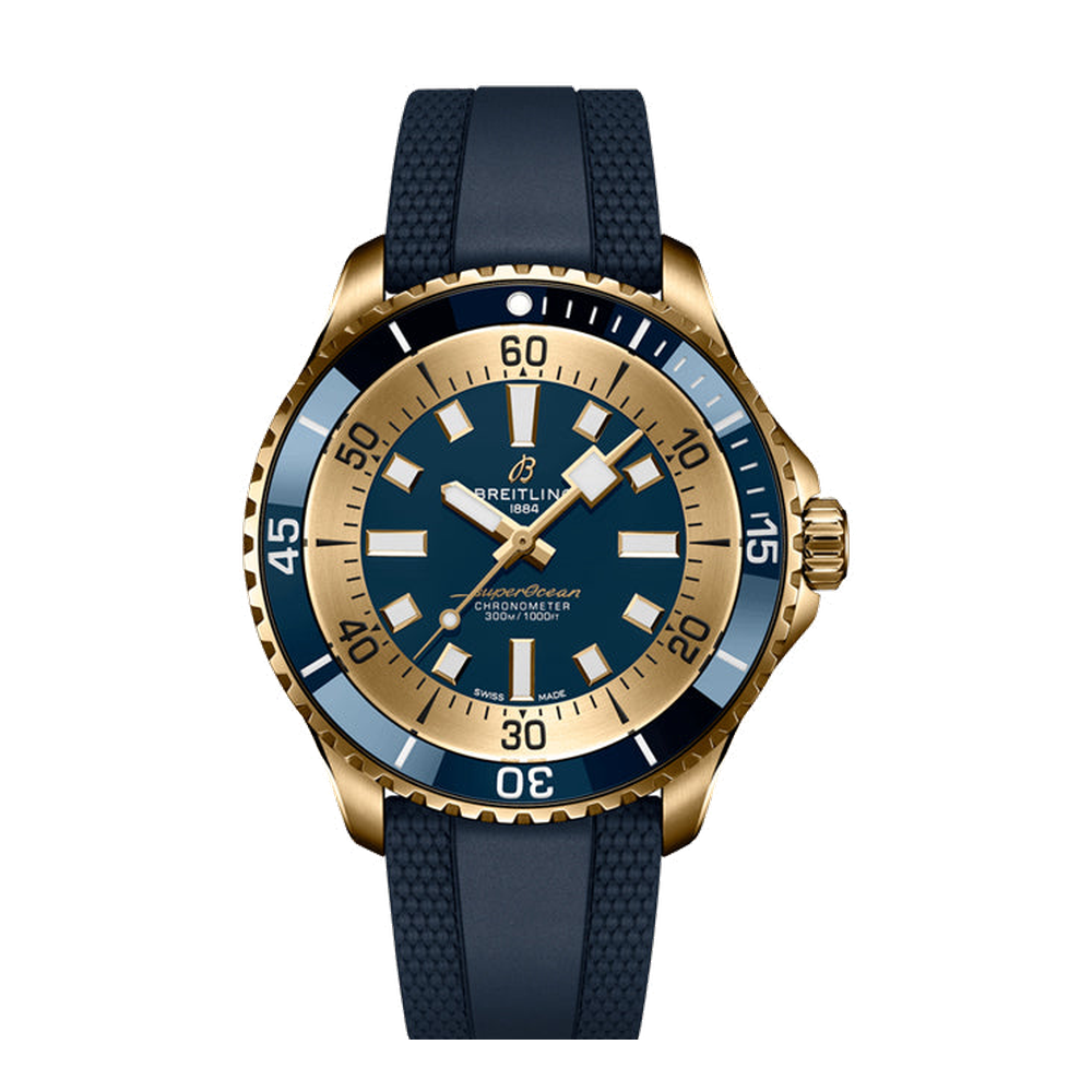 Breitling SuperOcean Automatic 44 Blue / Navy Dial Straps
