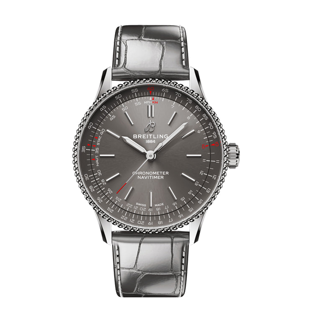 Breitling Navitimer Automatic 36 Grey Dial Straps