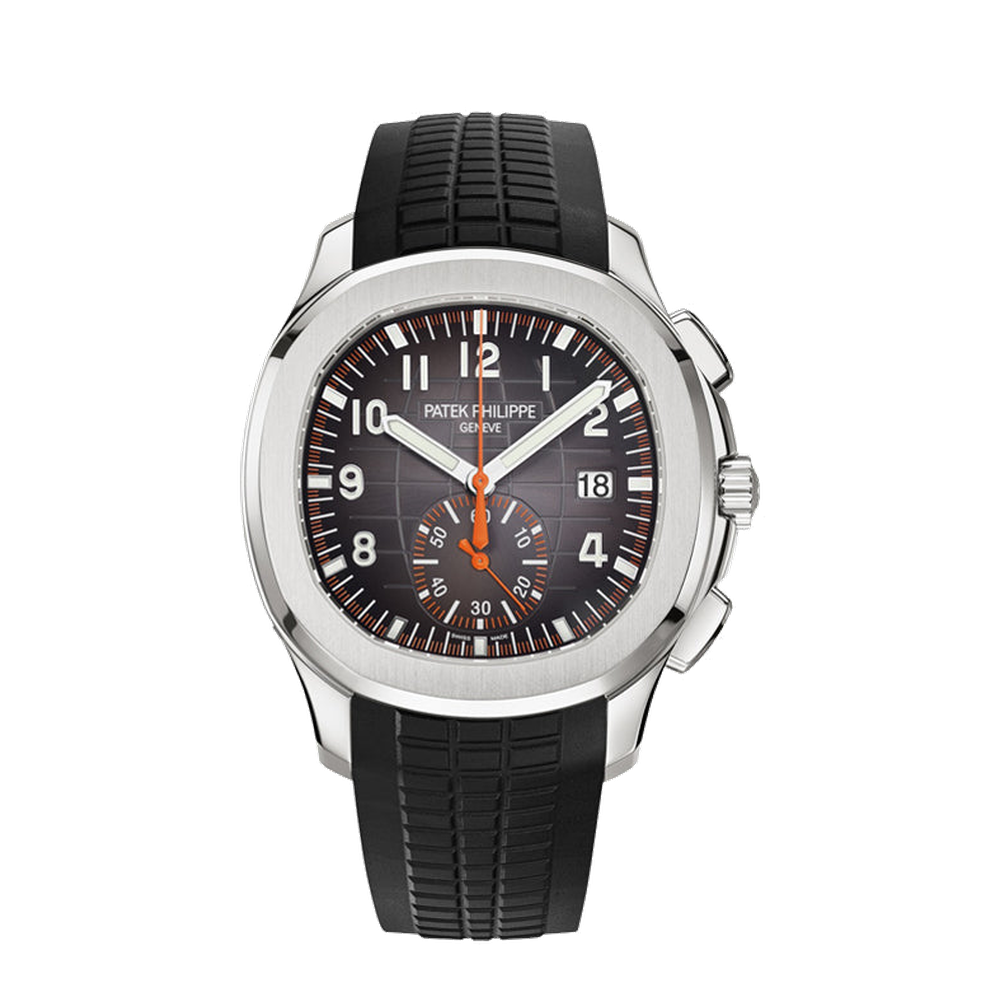 Patek Philippe Aquanaut Chronograph Black Dial Straps