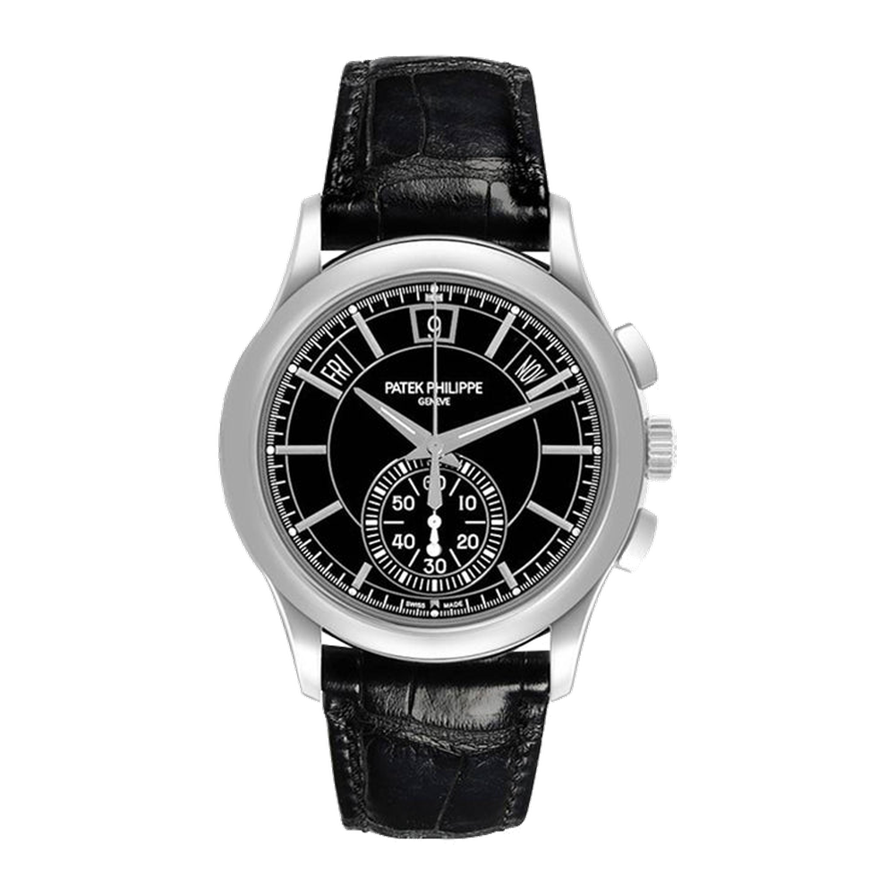 Patek Philippe Annual Calendar Chronograph 5905 Platinum / Black
