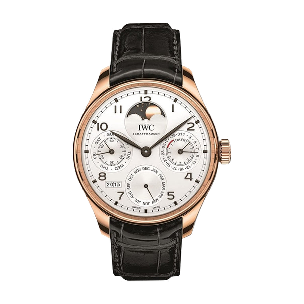 IWC Portugieser Perpetual Calendar Single Moon Red Gold / Taipei
