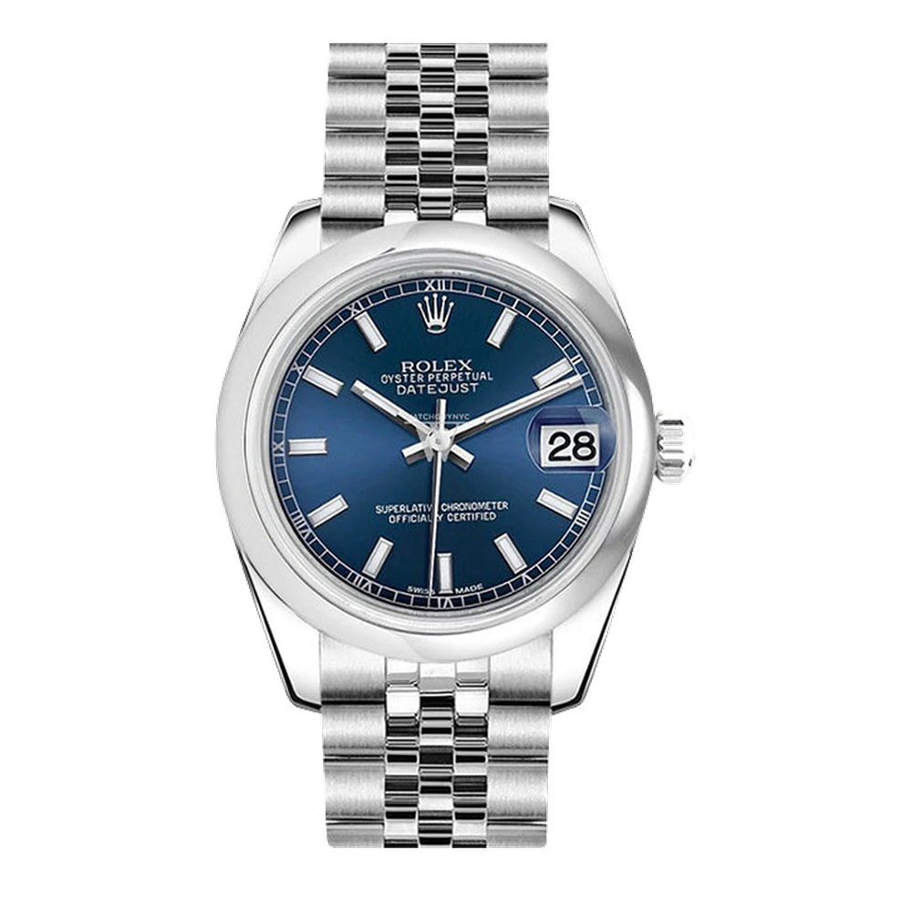 Rolex Datejust 31 Stainless Steel Domed / Oyster / Blue