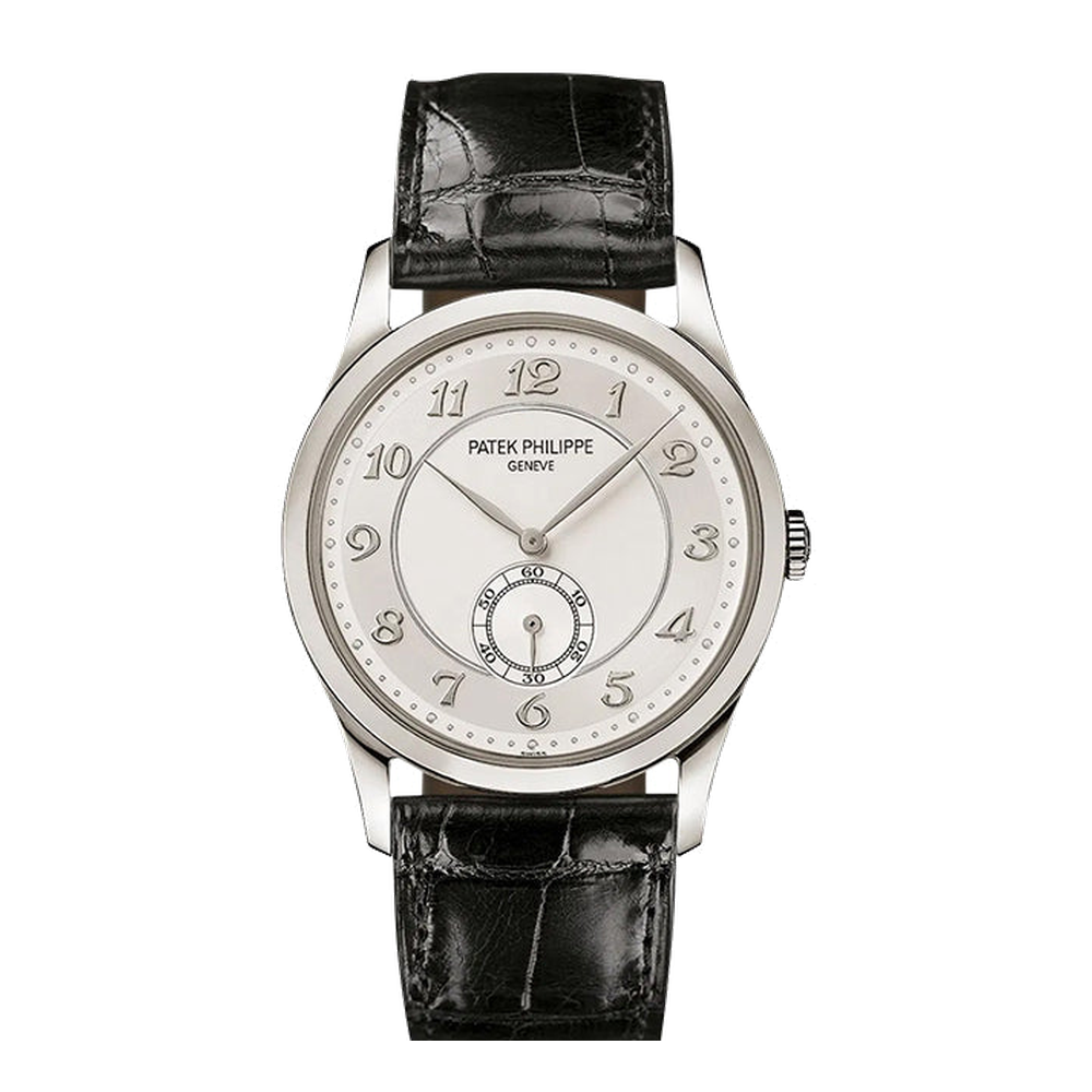 Patek Philippe Calatrava 5196 Platinum / Silver-Grey Grey Dial Straps