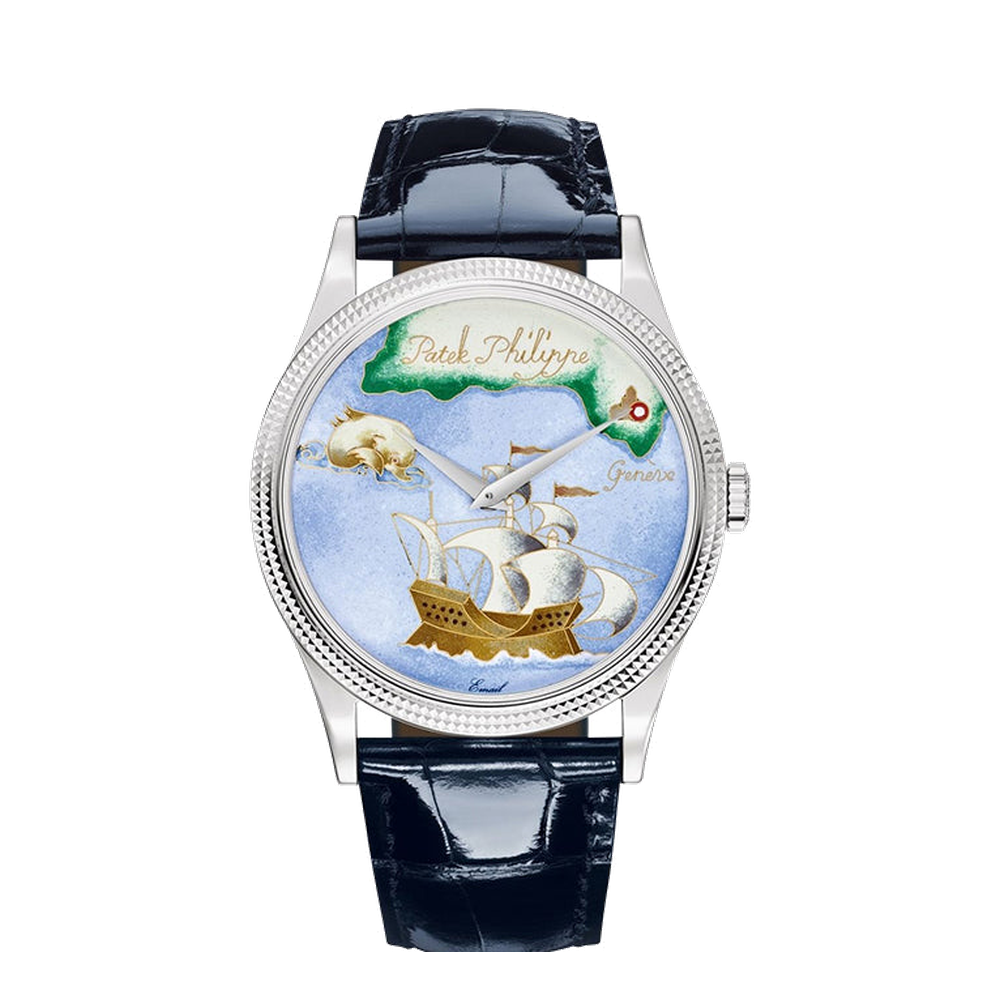 Patek Philippe Calatrava 5177G Italian Scenes / Chart of the Caribbean
