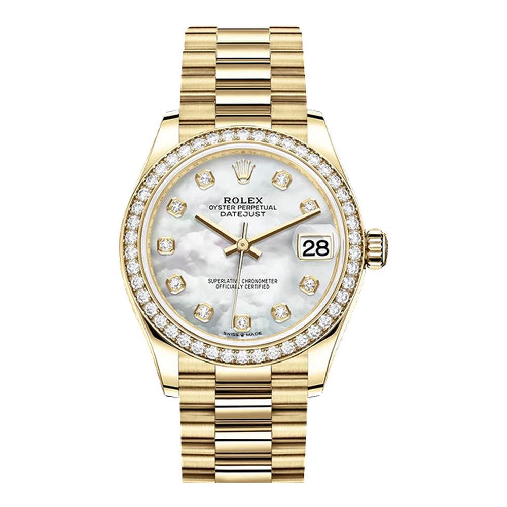Rolex Datejust 31 Yellow Gold Diamond / Oyster / MOP