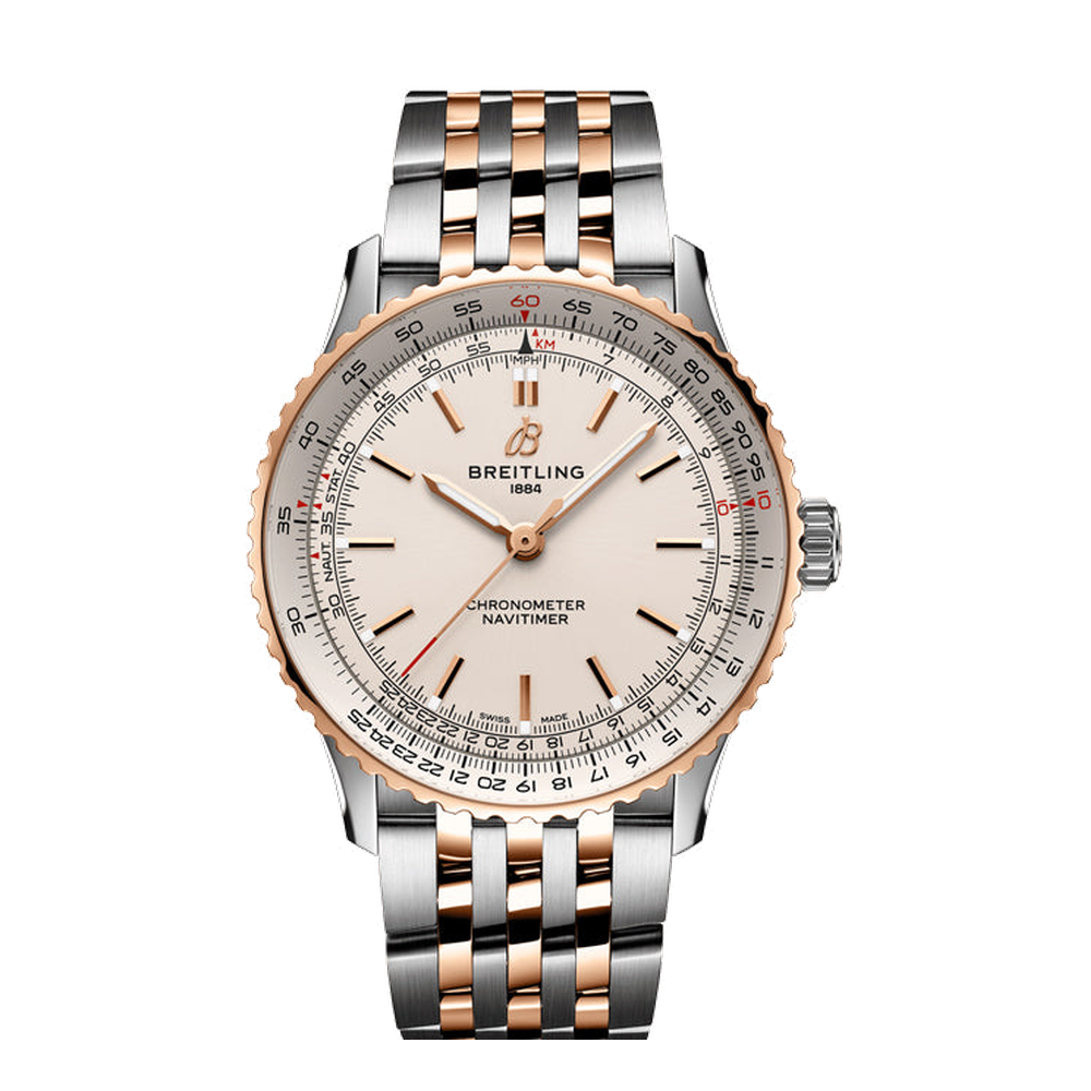 Breitling Navitimer Automatic 41 White Dial Straps