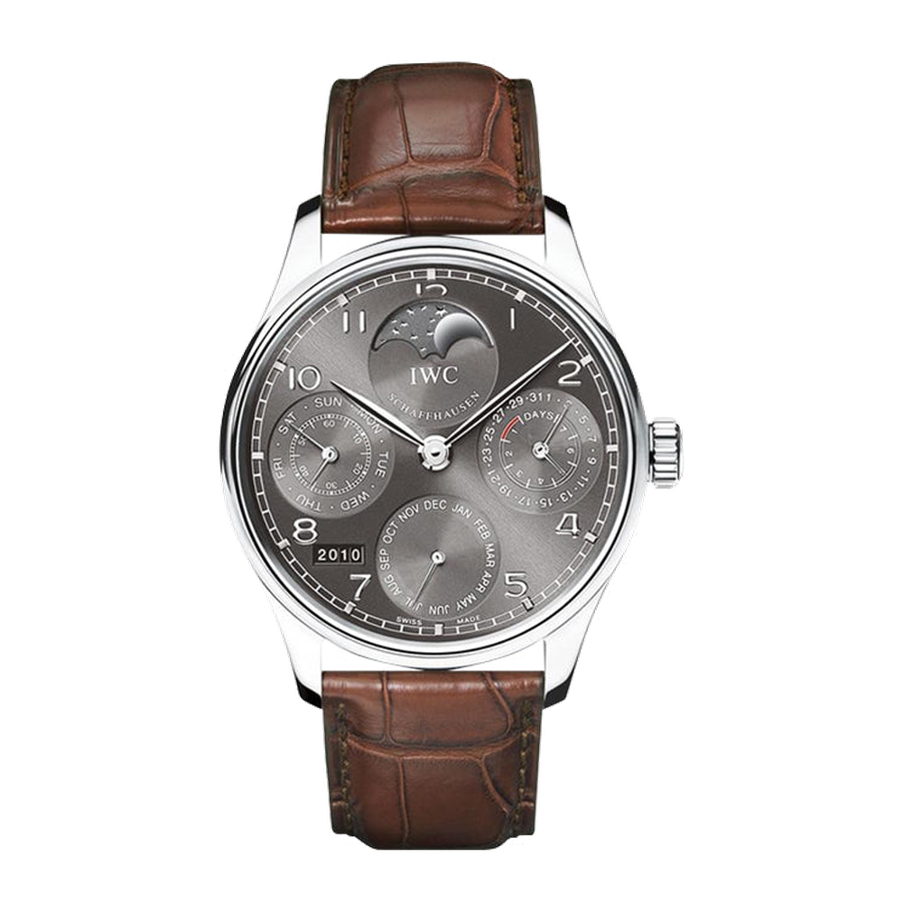 IWC Portugieser Perpetual Calendar 5023 White Gold / Ardoise