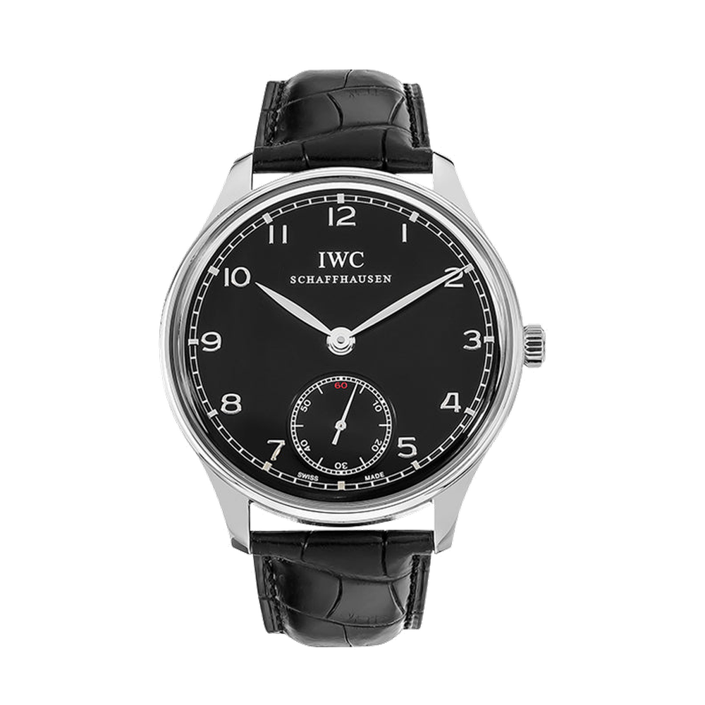 IWC Portuguese Hand-Wound Black