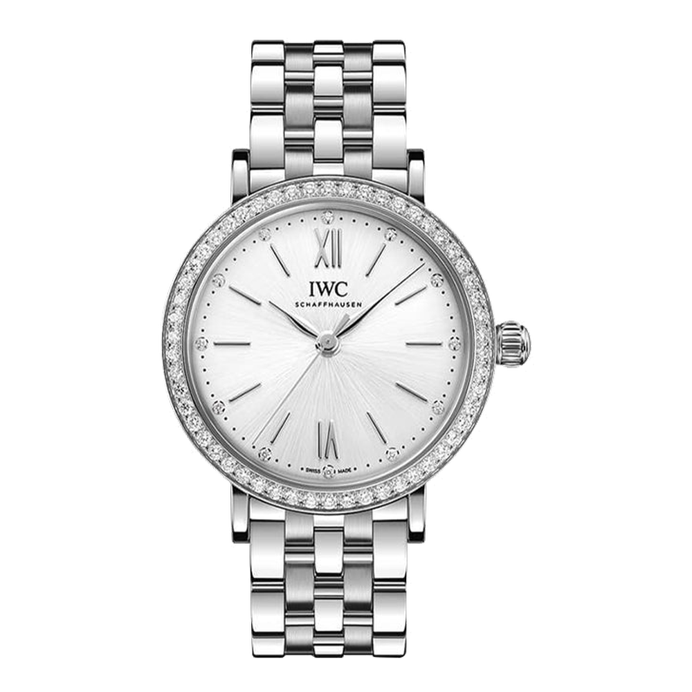 IWC Portofino 34 Stainless Steel - Diamond / Silver / Bracelet