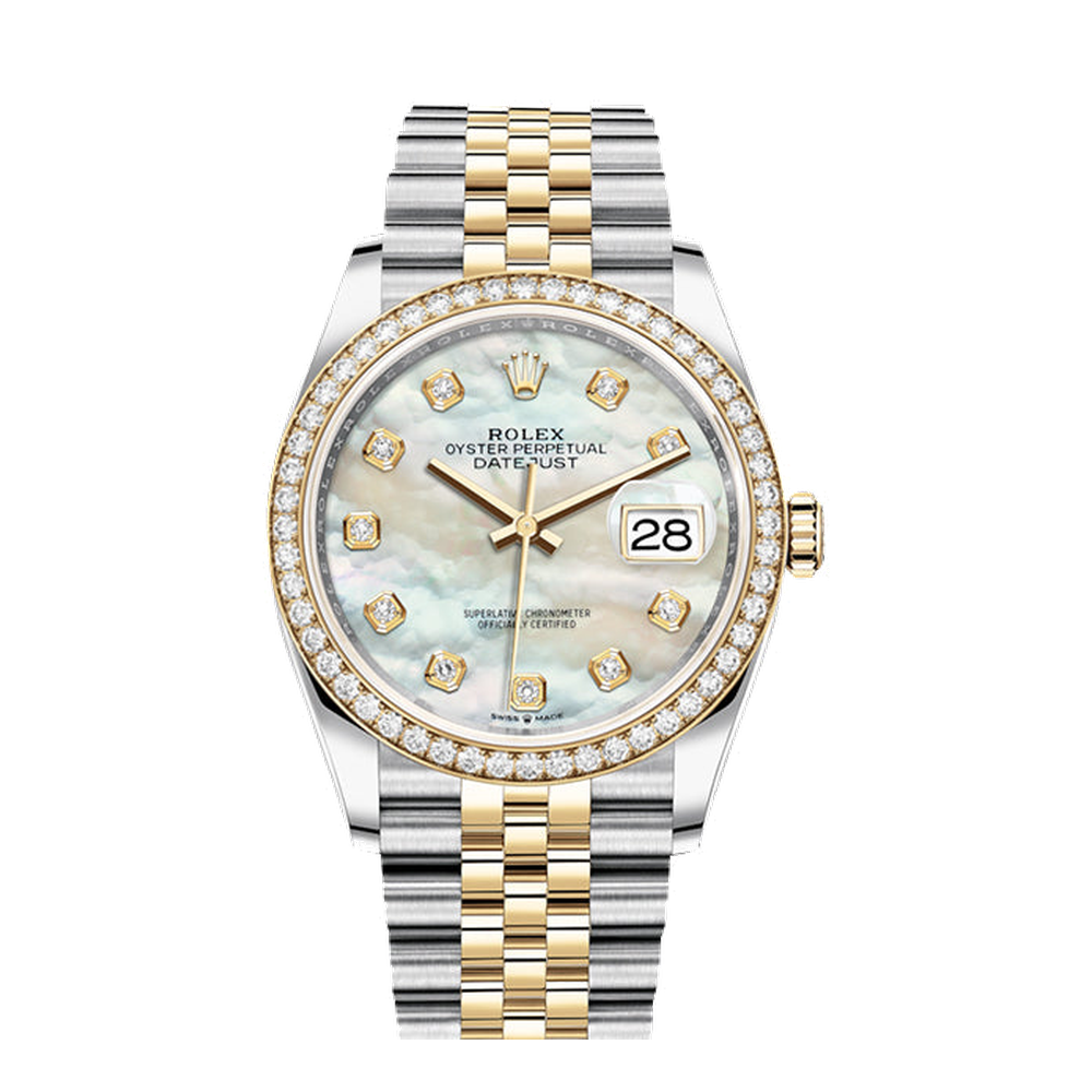 Rolex Datejust 36 Stainless Steel / Yellow Gold / Diamond / MOP Diamond / Jubilee