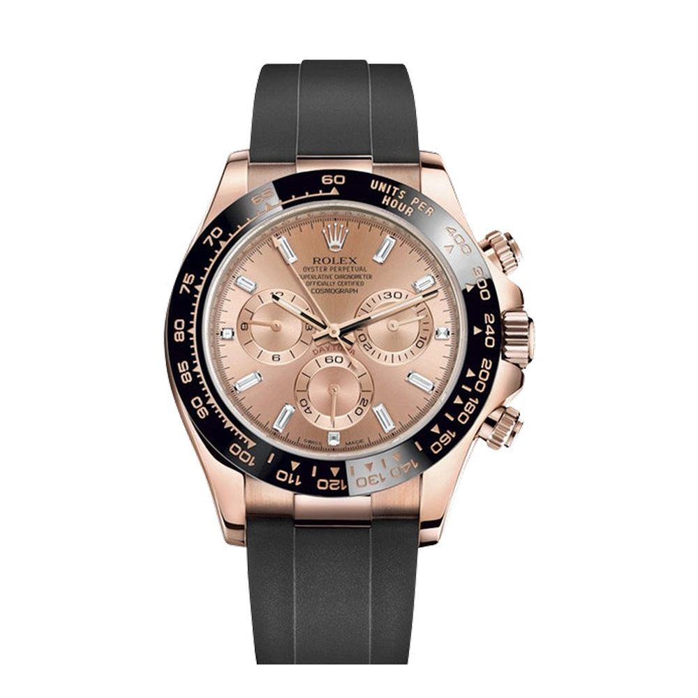 Rolex Cosmograph Daytona Everose / Cerachrom / Pink Baguette / Oysterflex