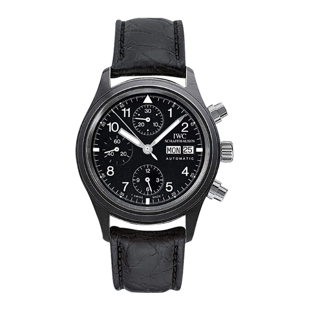 IWC Pilot's Watch Chronograph Ceramic / French / Strap