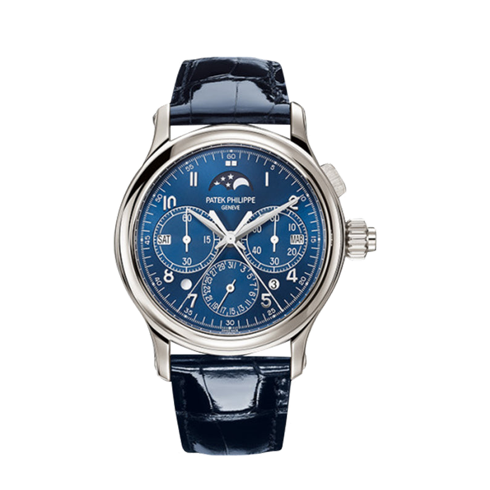 Patek Philippe Perpetual Calendar Split-Seconds Chronograph 5372 Platinum / Blue