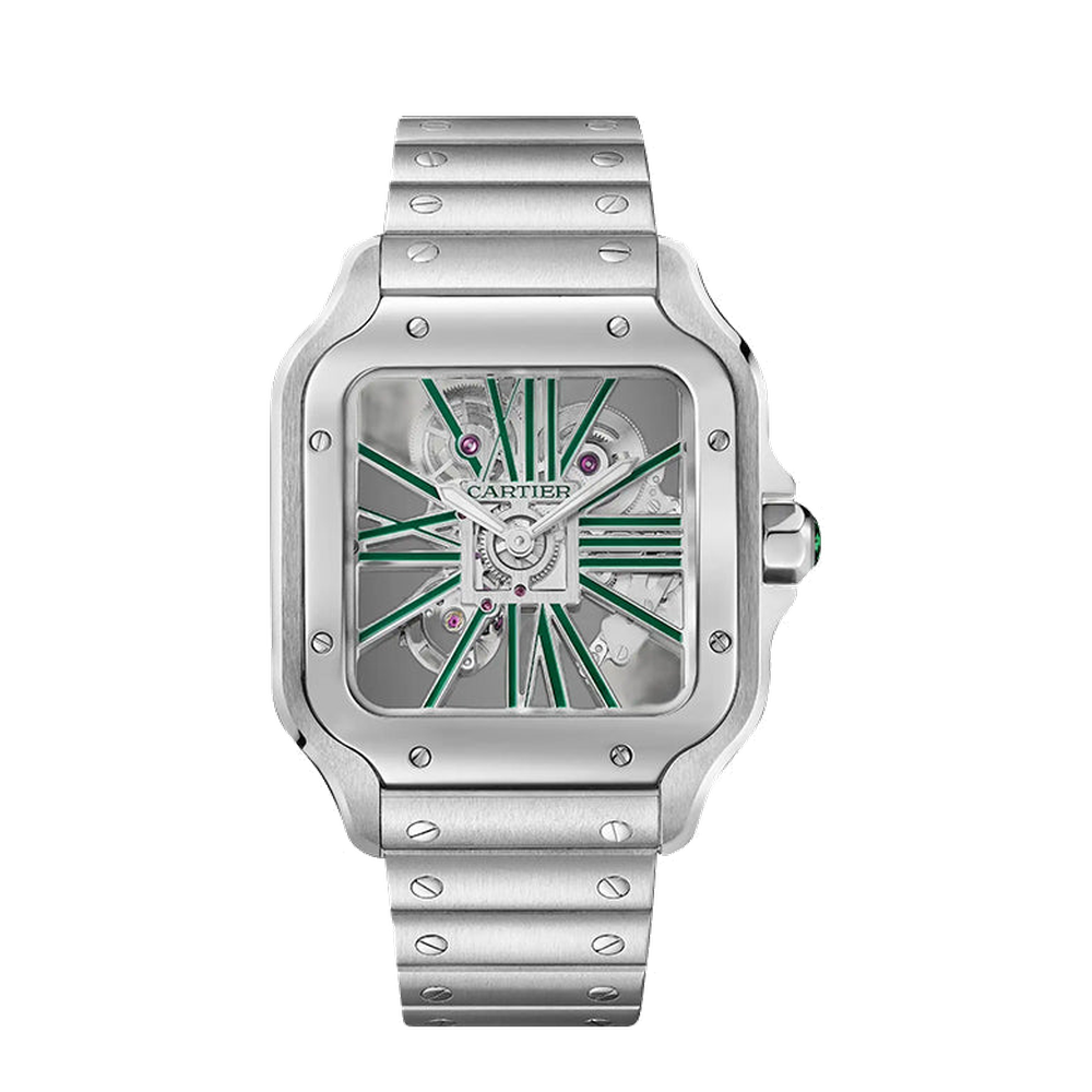 Cartier Skeleton Large Skeletonised/Openwork Dial Straps