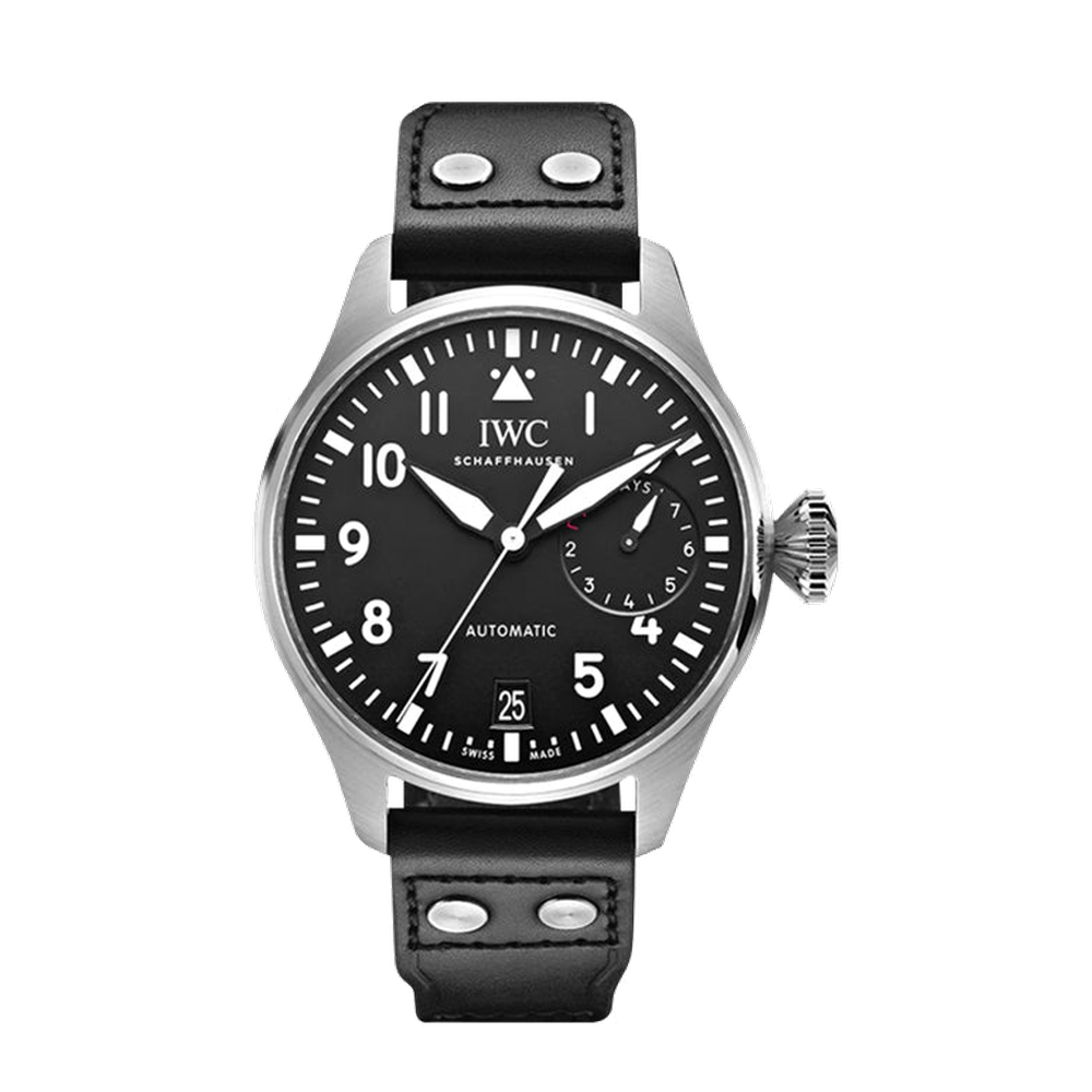 IWC Big Pilot's Watch Black Dial Straps