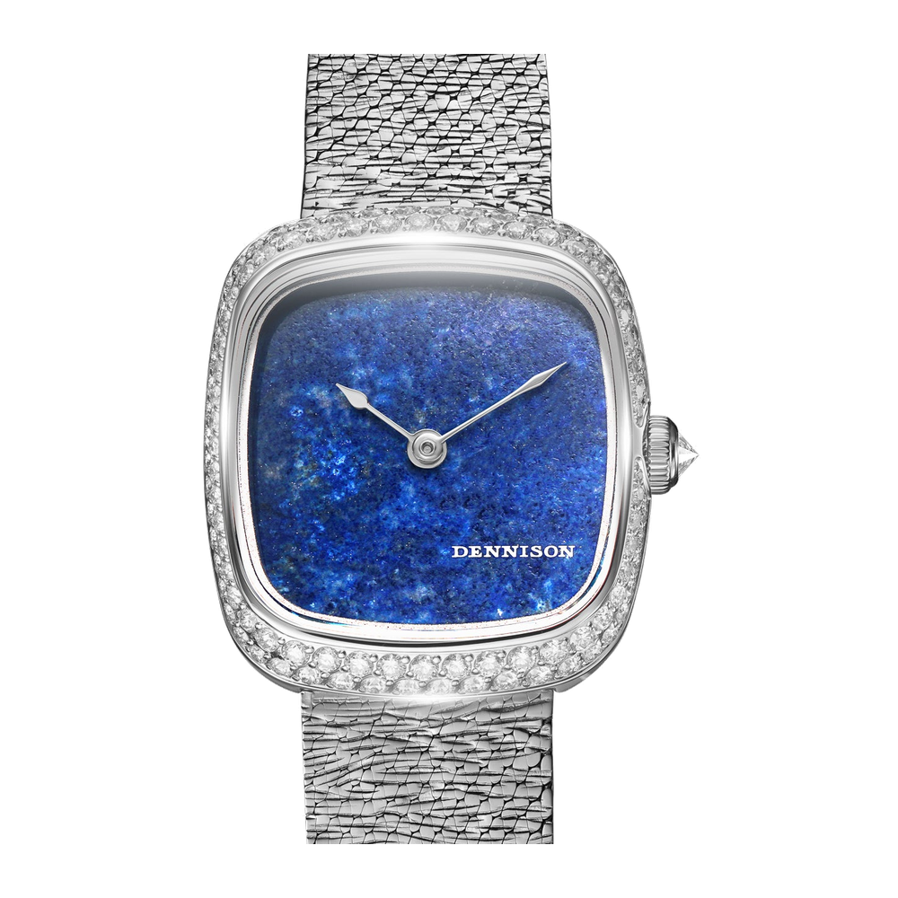 Dennison Mini Lapis Lazuli Diamonds Blue/Navy Dial Straps