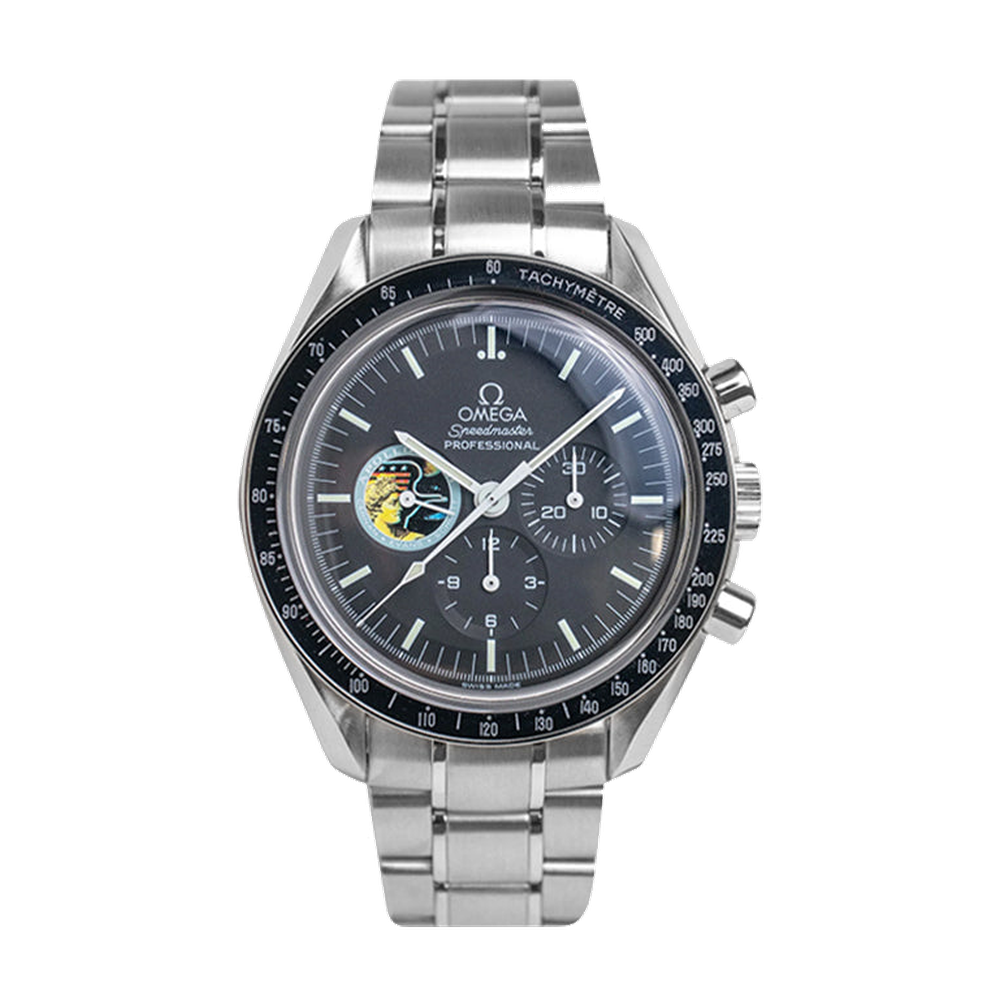 Omega Speedmaster Professional Missions Apollo 17 Black Dial Straps