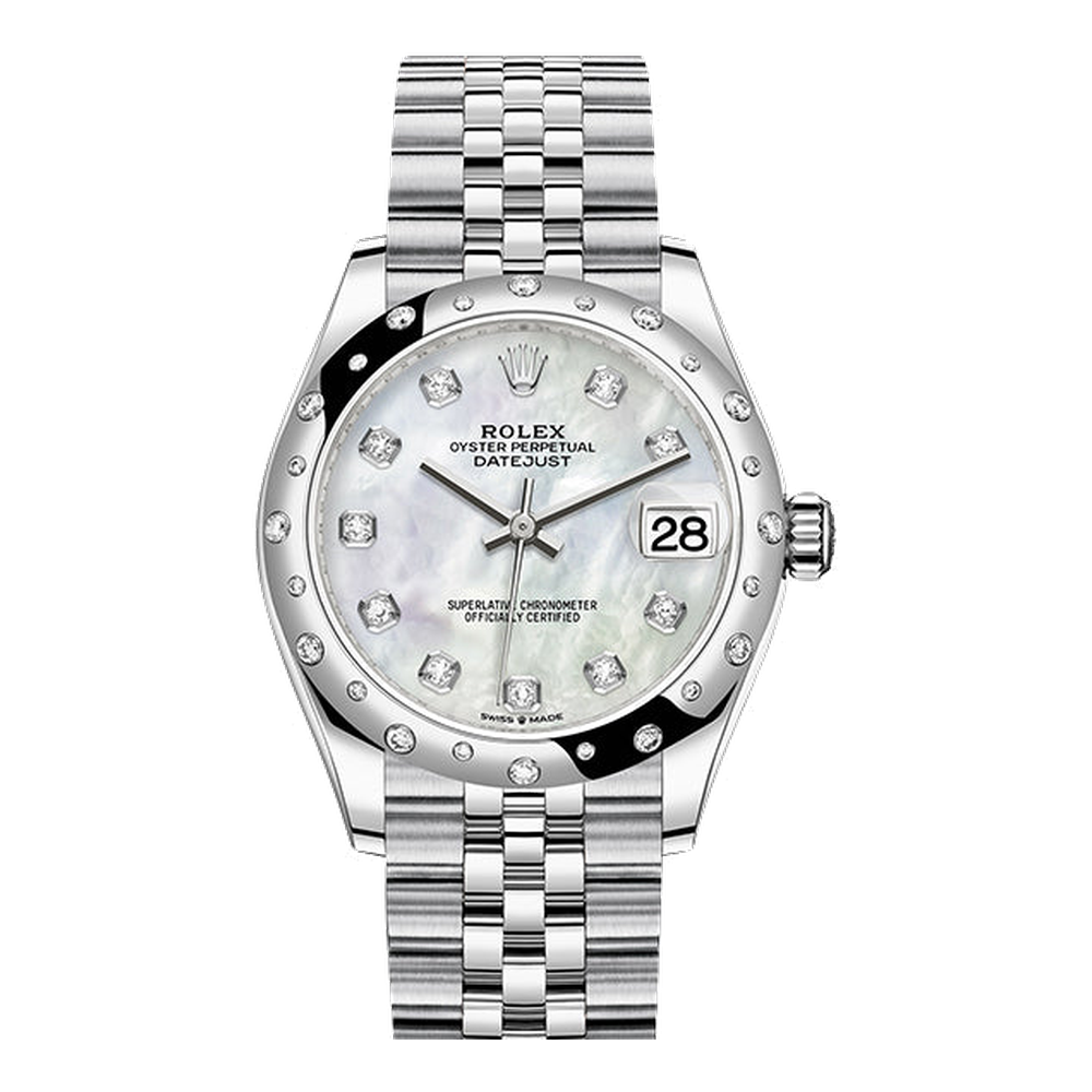 Rolex Datejust 31 Stainless Steel Domed Diamond / Jubilee / MOP