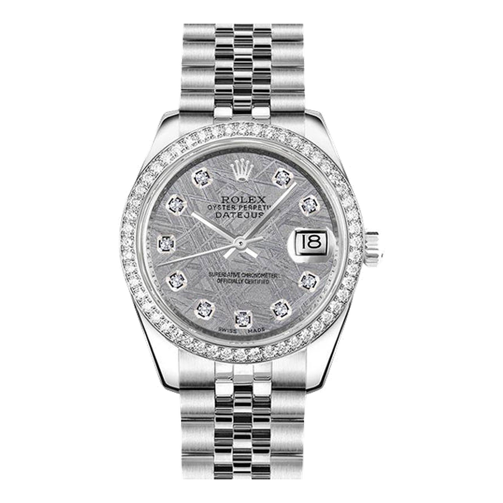 Rolex Datejust 31 Stainless Steel Diamond / Jubilee / Meteorite