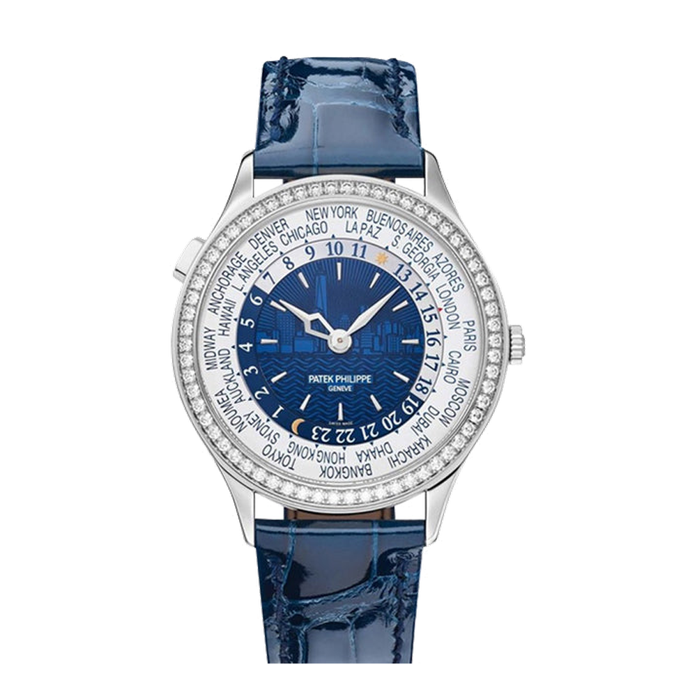 Patek Philippe World Time 7130 White Gold New York