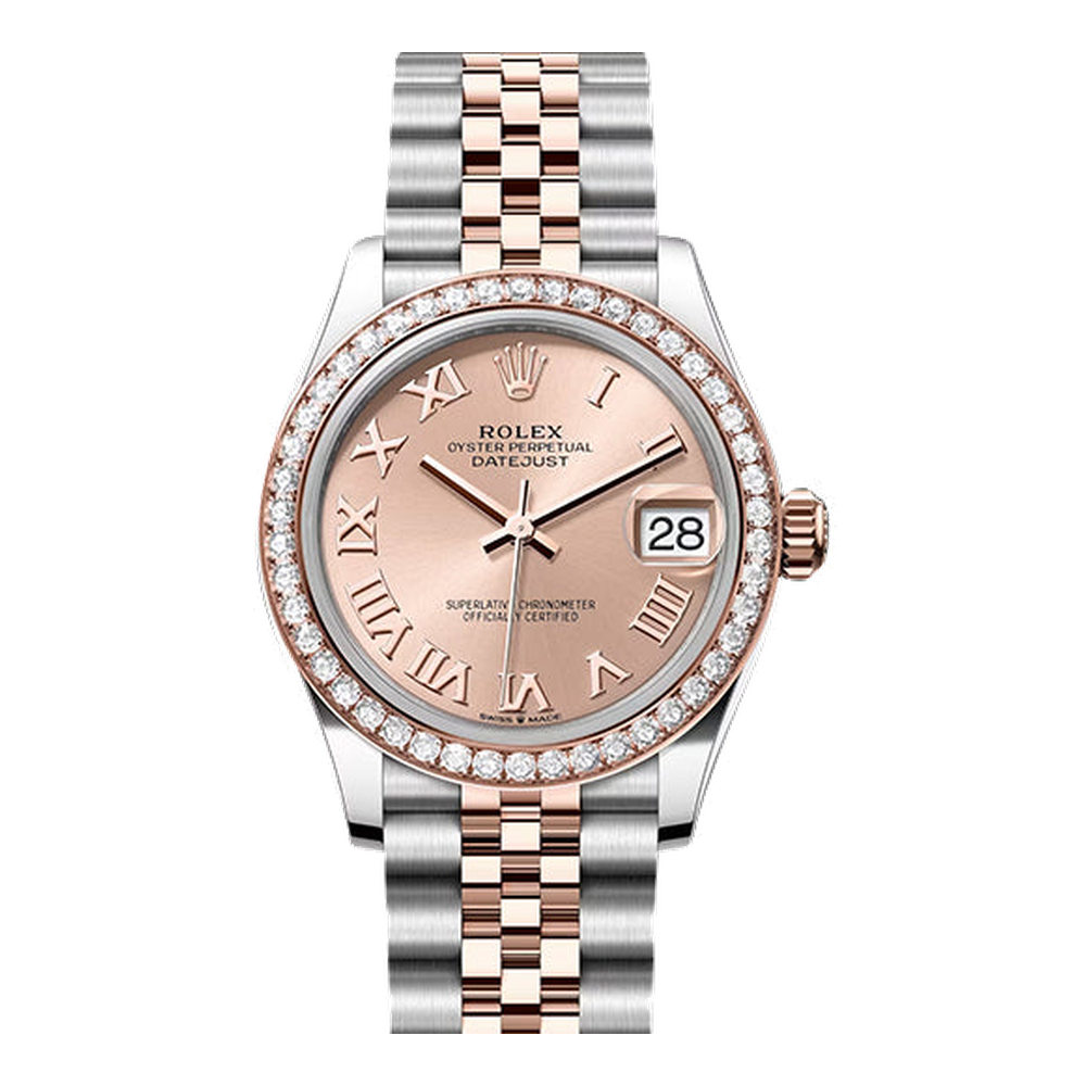 Rolex Datejust 31 Stainless Steel/ Rose Gold / Diamond / Rose - Roman / Jubilee