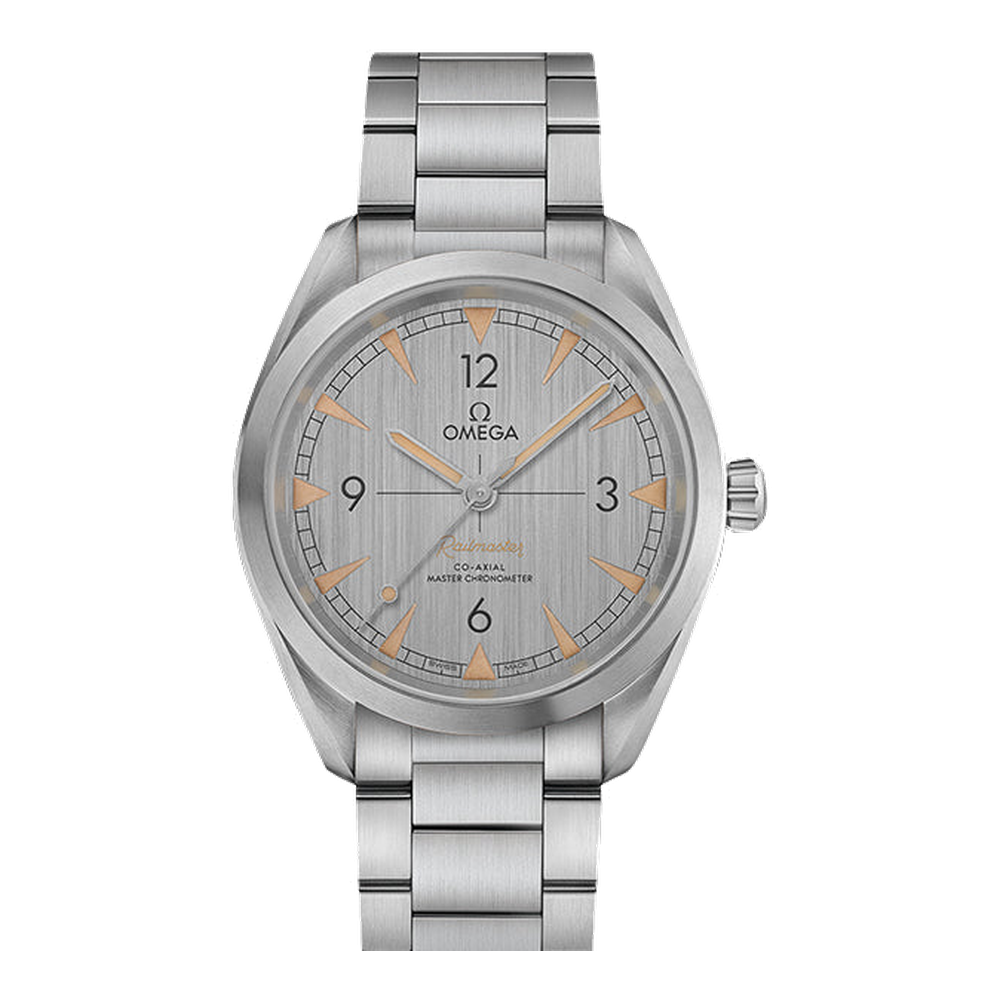 Omega Railmaster Grey Dial Straps