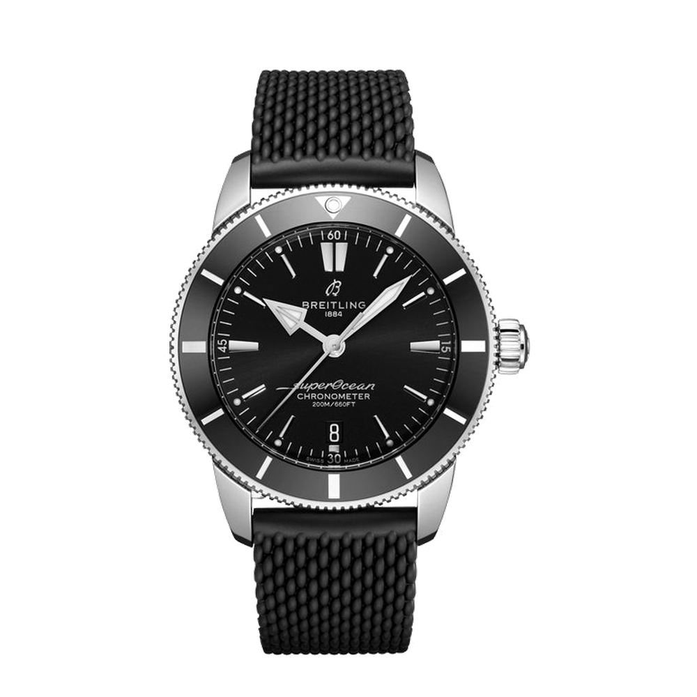 Breitling Superocean Heritage B20 Automatic 44 Black Dial Straps