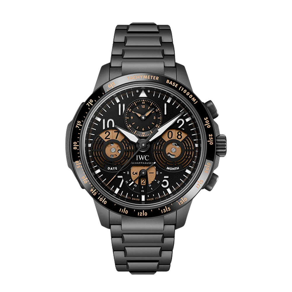 IWC Pilot's Watch Performance Chronograph Perpetual Calendar Digital Date-Month Ceratanium / Black / Bracelet
