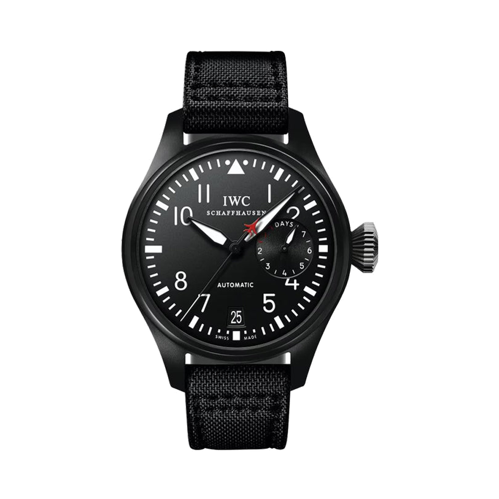 IWC Big Pilot's Watch Top Gun Black Dial Straps